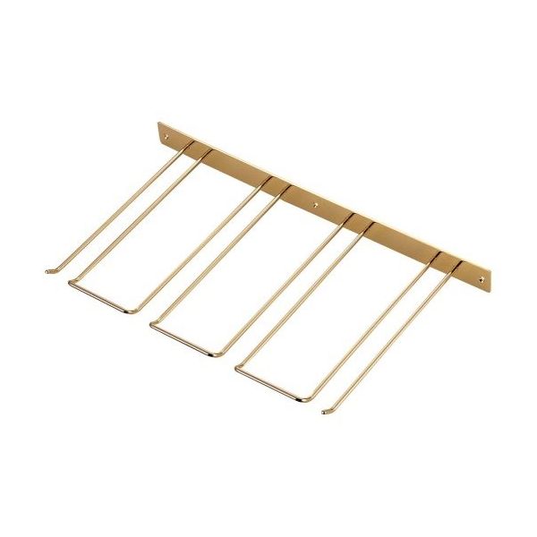 遠藤商事 グラスフレーム 壁掛型 4連 24金メッキ 62-6815-96 1個（直送品）