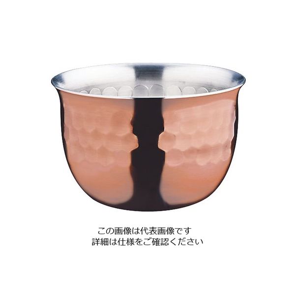 田辺金具 華 ぐいのみ 槌目銅ミラー 60mL 62-6818-16 1個（直送品）