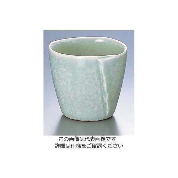 エムズジャパン ヒワ青磁戸締カップ 小 D03-01 1個 62-6819-47（直送品）