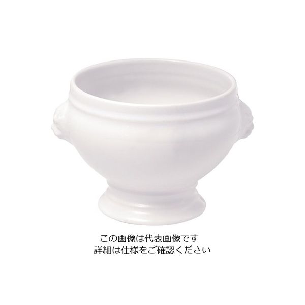 Revol レヴォル ライオンヘッドスープボール 12.5cm ホワイト 646138 1枚 62-6820-97（直送品）
