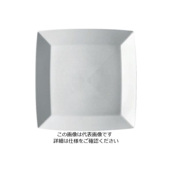 アズワン トーマスロフト 11900ー12027 スクエアプレート 27cm 62-6827-95 1枚（直送品）