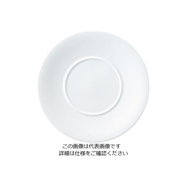 ミヤザキ食器 エチュード ワイドリムプレート 22.5cm ET2211 1枚 62-6831-52（直送品）