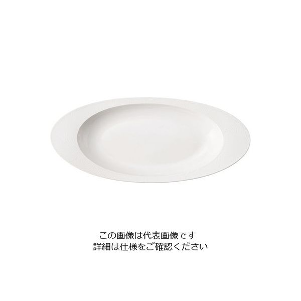 ミヤザキ食器 エコス オーバルプラター 38cm CV3811 1個 62-6831-87（直送品）