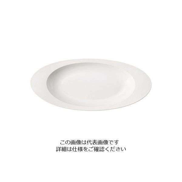 ミヤザキ食器 エコス オーバルプラター 48cm CV4811 1個 62-6831-88（直送品）