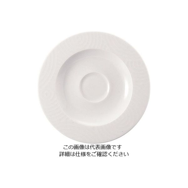 ミヤザキ食器 エコス 兼用ソーサー18cm(12個入) CV0105 1ケース(12個) 62-6831-92（直送品）