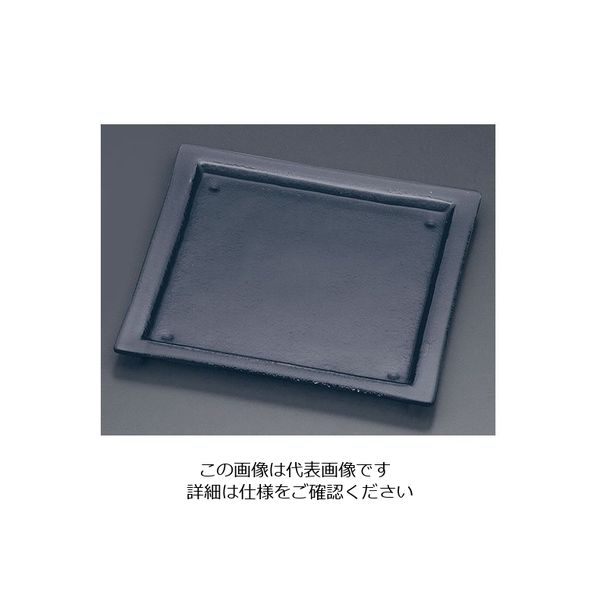 遠藤商事 タイガーグラス スクエアプレート280 162ー191ー01 グレー 62-6835-58 1枚（直送品）