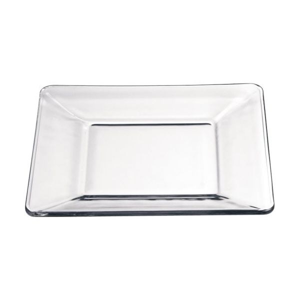 Libbey リビー テンポ スクエアサラダプレート 8インチ No.1794709 1枚 62-6834-43（直送品）