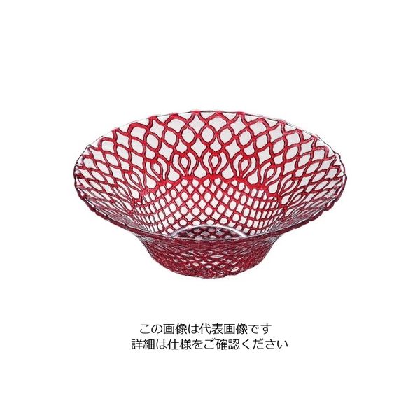 ミヤザキ食器 ハナ ボール 16cm RD HA1603 1個 62-6834-96（直送品）