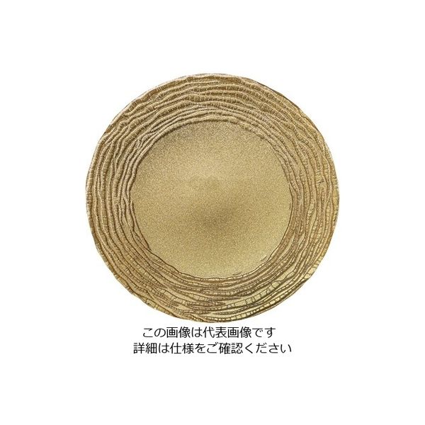 ミヤザキ食器 マラケシュ チャージャープレート ゴールド 32cm 1枚 62-6835-08（直送品）