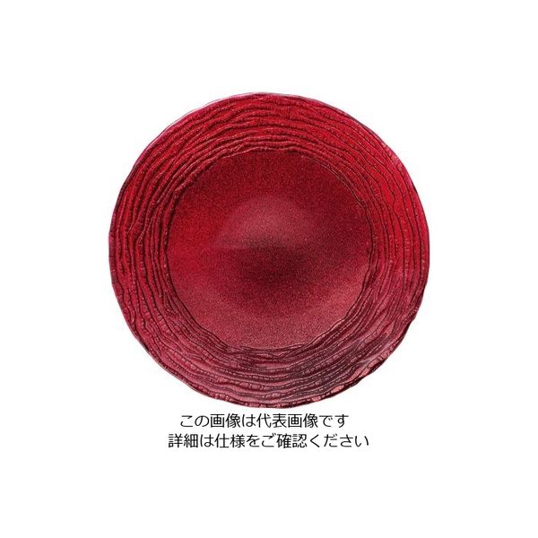 ミヤザキ食器 マラケシュ チャージャープレート レッド 32cm 1枚 62-6835-14（直送品）