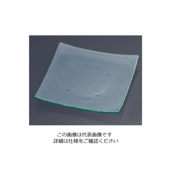 遠藤商事 タイガーグラス スクエアプレート310 161ー193ー00 クリア 62-6835-53 1枚（直送品）