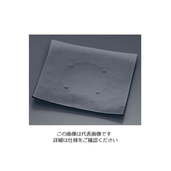 遠藤商事 タイガーグラス スクエアプレート310 161ー193ー00 グレー 62-6835-54 1枚（直送品）