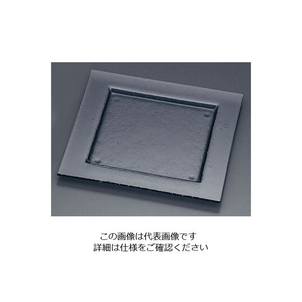 遠藤商事 タイガーグラス スクエアプレート320 161ー192ー01 グレー 62-6835-56 1枚（直送品）