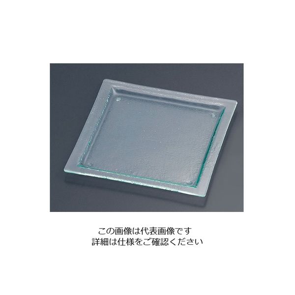遠藤商事 タイガーグラス スクエアプレート280 162ー191ー01 クリア 62-6835-57 1枚（直送品）