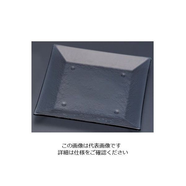 遠藤商事 タイガーグラス スクエアプレート 265 グレー 162-194-01 1枚 62-6835-64（直送品）