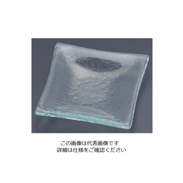 遠藤商事 タイガーグラス ミニプレート クリア 165-195-00 1枚 62-6836-02（直送品）