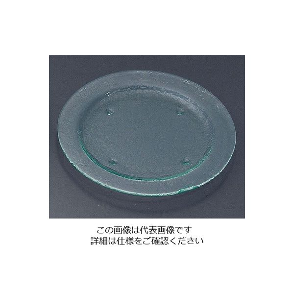 遠藤商事 タイガーグラス ラウンドプレート 270 クリア 162-031-02 1枚 62-6835-87（直送品）