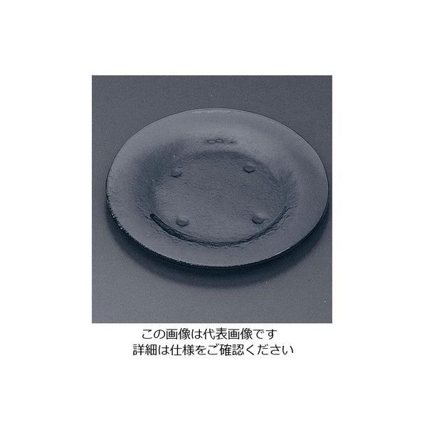遠藤商事 タイガーグラス ラウンドプレート 205 グレー 163-031-00 1枚 62-6835-90（直送品）