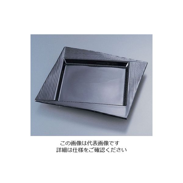 遠藤商事 22cm口変わり皿艶黒 62-6840-63 1枚（直送品）