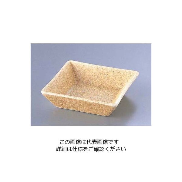 遠藤商事 MATT 角小付NO91肌伊賀 62-6840-72 1個（直送品）