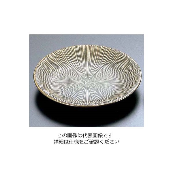 エムズジャパン 千段・織部 4.5皿 T03-90 1枚 62-6841-11（直送品）