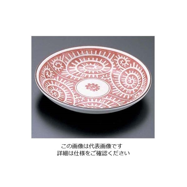 エムズジャパン 朱タコ唐草 4寸皿 T03ー105 62-6841-22 1枚（直送品）