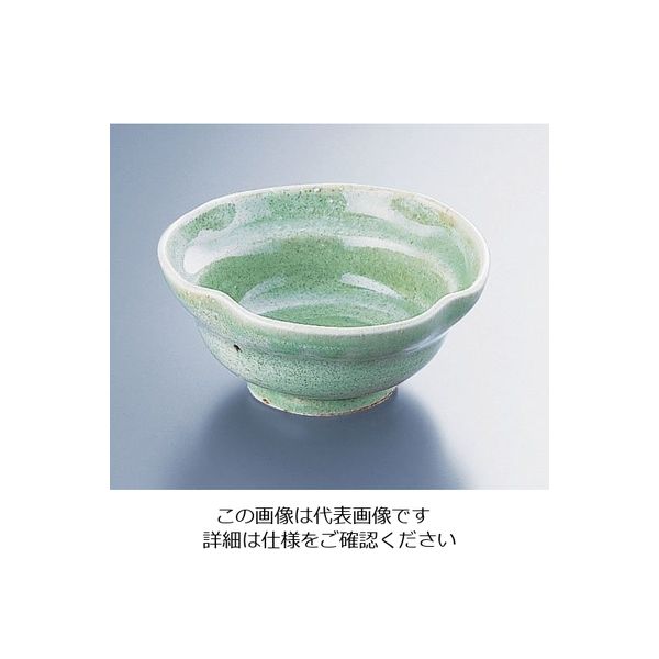 遠藤商事 AZ4ー213 緑唐津丸小鉢 62-6841-95 1個（直送品）