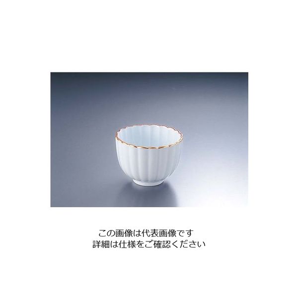 遠藤商事 AZ4ー109 朱金菊型小鉢 62-6841-98 1個（直送品）
