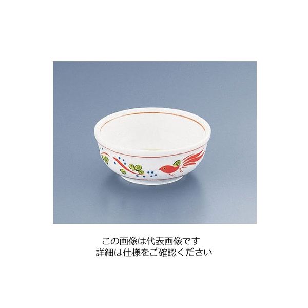 遠藤商事 AZ4ー268 イングレ赤花鳥小鉢 62-6842-20 1個（直送品）