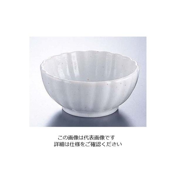 遠藤商事 AZ4ー115 志野風菊型小付 62-6842-63 1個（直送品）