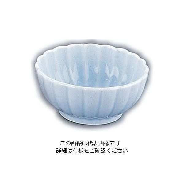 遠藤商事 AZ4ー116 青白菊型小付 62-6842-64 1個（直送品）