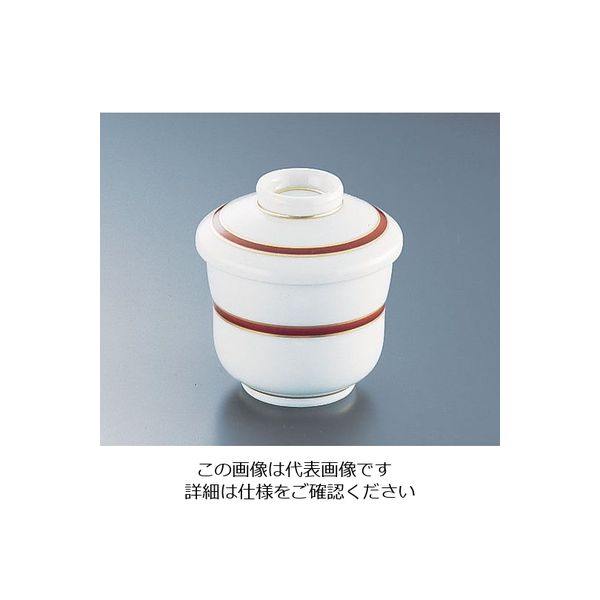 遠藤商事 赤筋ミニむし碗 62-6843-61 1個（直送品）