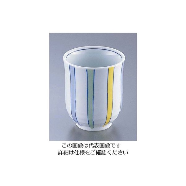 遠藤商事 色入十草湯呑 62-6844-36 1個（直送品）