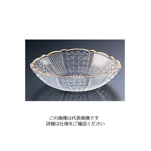 アズワン 麻の葉小判向付 天金 KMーA1G 62-6846-41 1個（直送品）