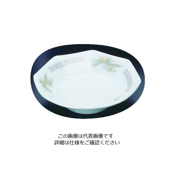 遠藤商事 陶器『雷門鳳凰』 八角高台皿 6.5 62-6847-47 1枚（直送品）