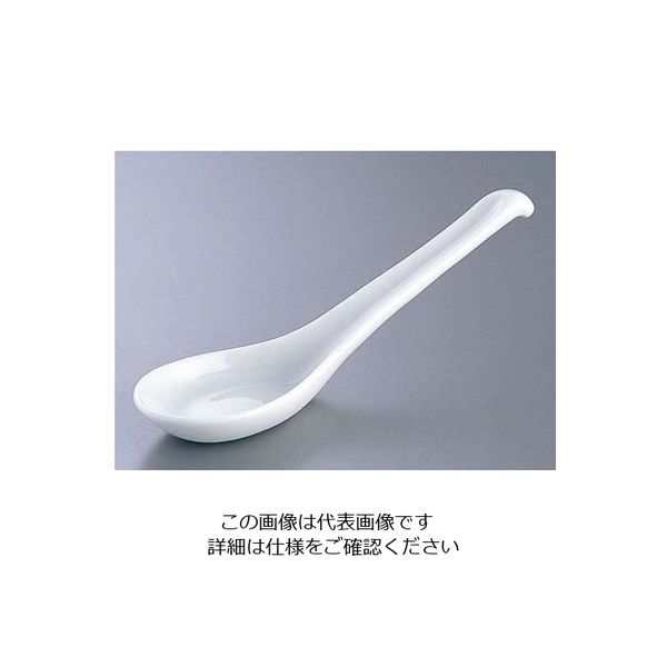 遠藤商事 ホワイト 強化レンゲ大 62-6848-01 1個（直送品）