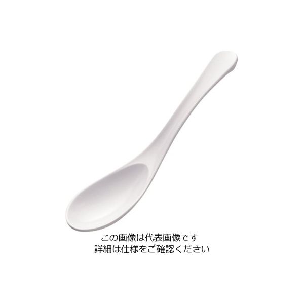 台和 スリムスプーン 白 62-6848-92 1個（直送品）
