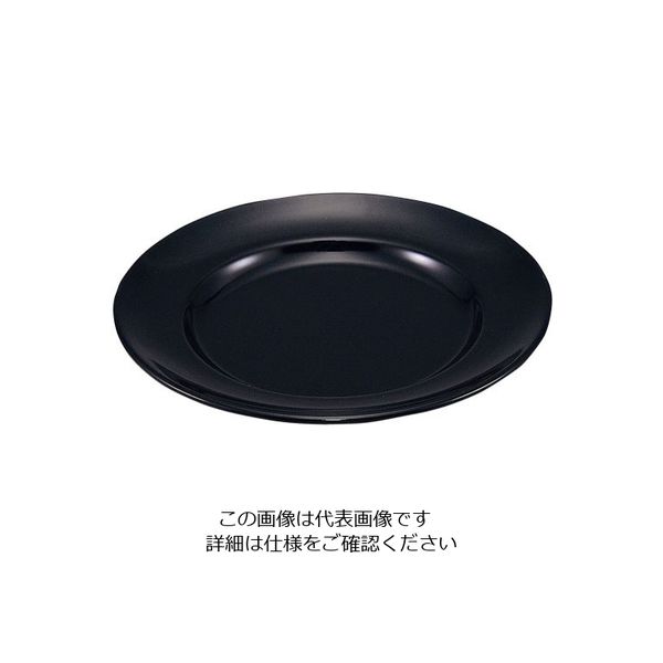 エンテック メラミン ラーメン丼受皿(小) 黒 62-6849-06 1枚（直送品）