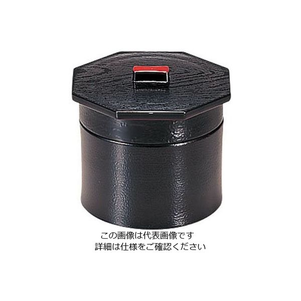 遠藤商事 3寸武蔵野椀 黒刷毛目2段 1ー229ー2 62-6854-16 1個（直送品）
