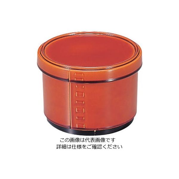 若泉漆器 メンパ飯器 小 春慶内黒塗 1ー221ー7 62-6854-22 1個（直送品）