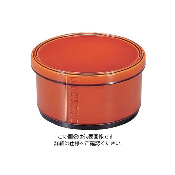 若泉漆器 メンパ飯器 大 春慶内黒塗 1ー221ー9 62-6854-24 1個（直送品）