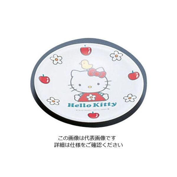 台和 メラミンお子様食器「ニューキティ」 寿司皿(ギンガム) 62-6855-06 1枚（直送品）