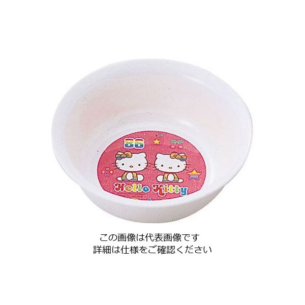 台和 メラミンお子様食器「レインボーキティ」 丸小鉢 MCー35 62-6855-28 1個（直送品）