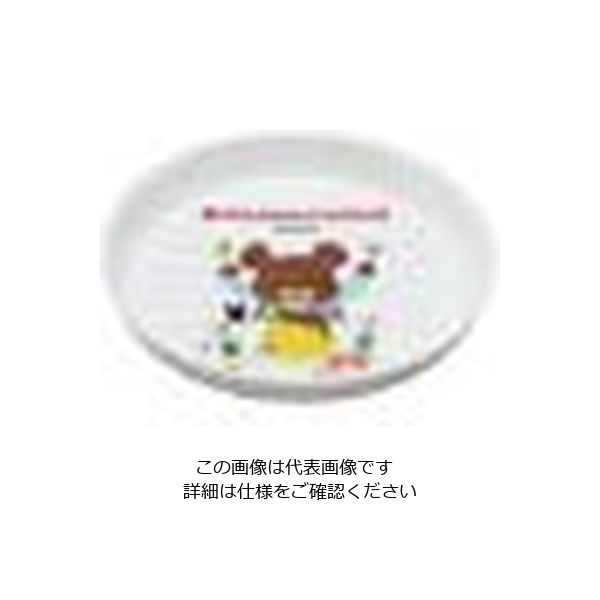 関東プラスチック工業 メラミンお子様食器「くまのがっこう」 小皿 Mー8TA 62-6855-45 1枚（直送品）