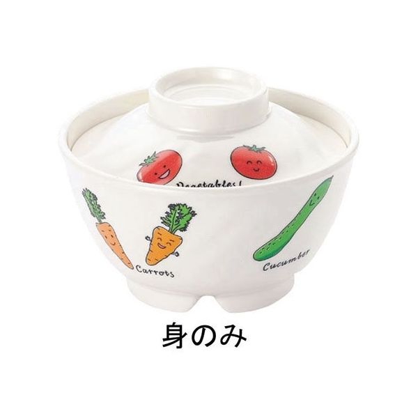 遠藤商事 メラミンお子様食器「ベジタ村」 720ーVV 丼 特小 身 62-6856-60 1個（直送品）