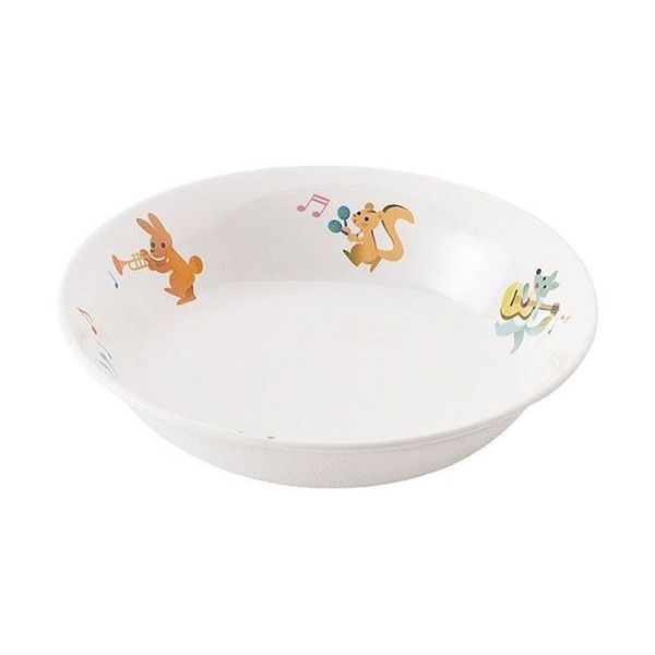 遠藤商事 メラミンお子様食器「プチまる」 38ーPM 15cm 深皿 62-6856-78 1枚（直送品）