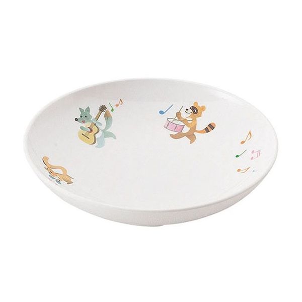 遠藤商事 メラミンお子様食器「プチまる」 2705ーPM 14cm平皿 62-6856-79 1枚（直送品）