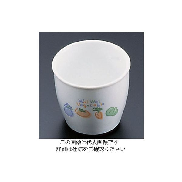 遠藤商事 キッズメイト ベジタブル ミルクカップ 16075ーVT 62-6857-64 1個（直送品）