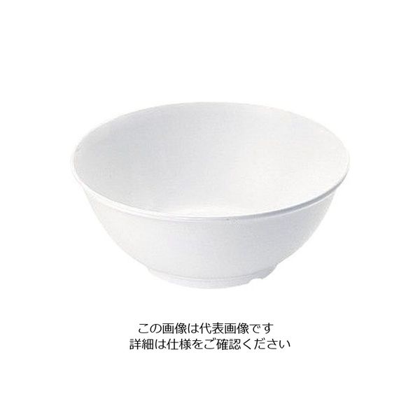 遠藤商事 高強度磁器 ホワイト 中鉢 WH-016 1個 62-6858-10（直送品）