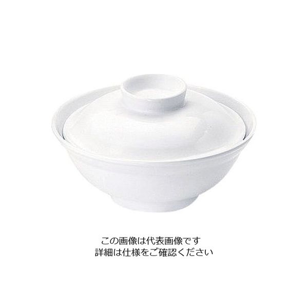 遠藤商事 高強度磁器 ホワイト 蓋丼 WH-033 1個 62-6858-11（直送品）